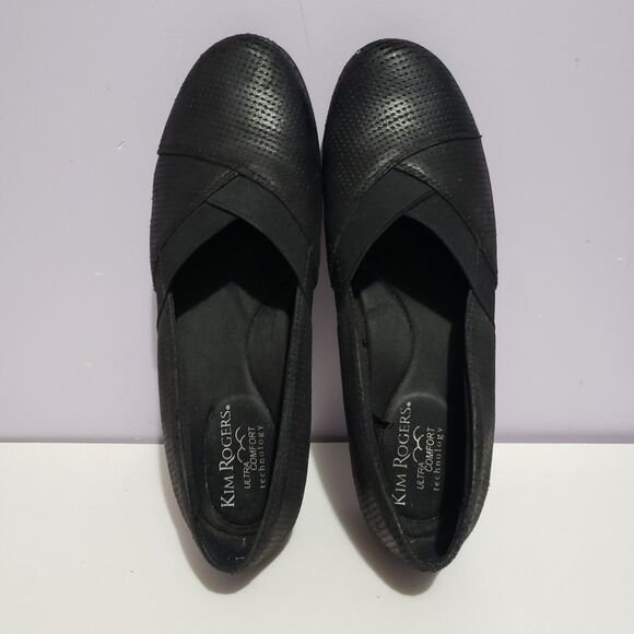 Kim Roger's Ultra Comfort Women's Black Slip On Shoes Sz 8M - Picture 6 of 9